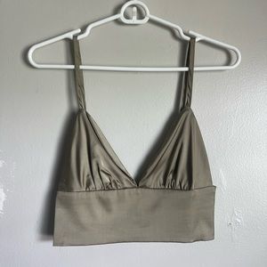silk crop top